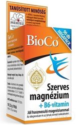 BioCo Organické Magnézium + vitamín B6 MEGAPACK 90 tabliet