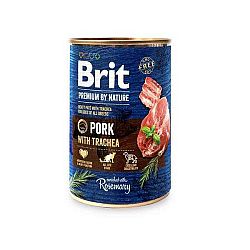Brit Konzerva Premium By Nature Pork With Trachea 400g
