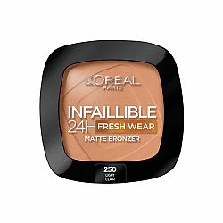 L'Oréal Paris Infaillible 24H Fresh Wear Matte Bronzer bronzer 250 Light 9 g