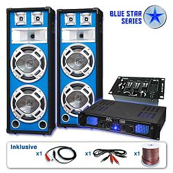 E_Star Ozvučovací set Blue Star Series Basskern USB, 2800 W