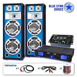 E_Star Ozvučovací set Blue Star Series Bassveteran USB, 1200 W