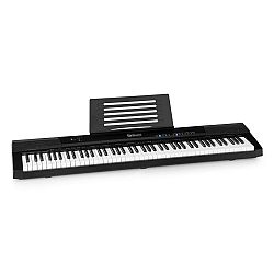 SCHUBERT Preludio, keyboard, 88 kláves, dynamika úderu, sustain pedál, čierny
